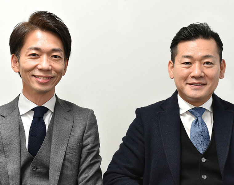 赤坂建設株式会社 代表取締役 佐藤 渉さん 専務取締役 佐藤 貴さん